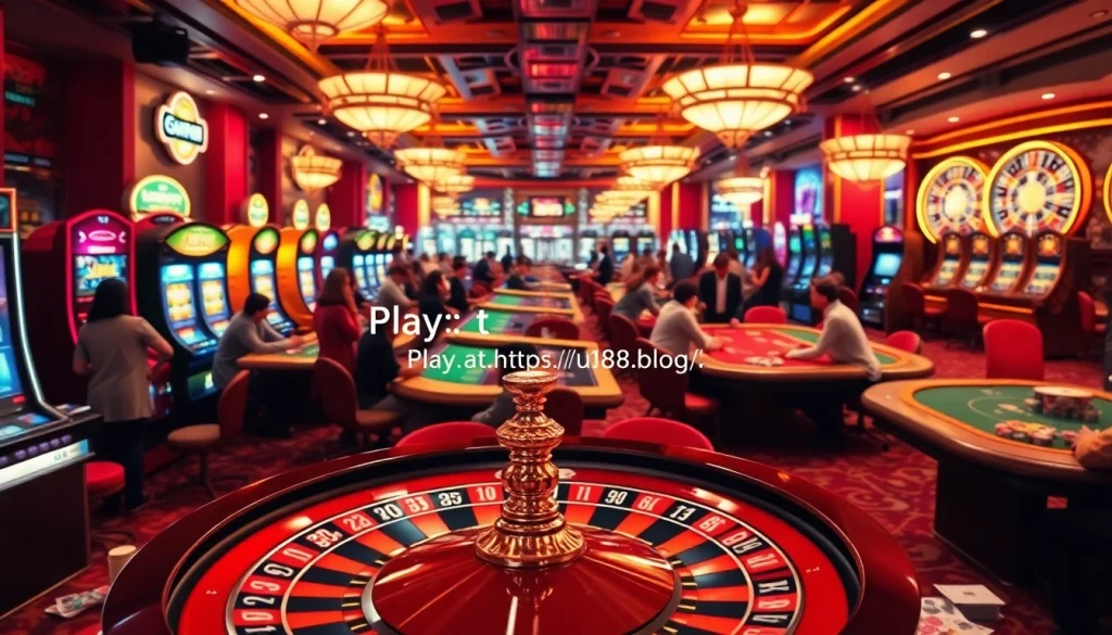Experience the thrill of winning at the casino with exciting games available at https://uu88.blog/, including poker tables and slot machines.