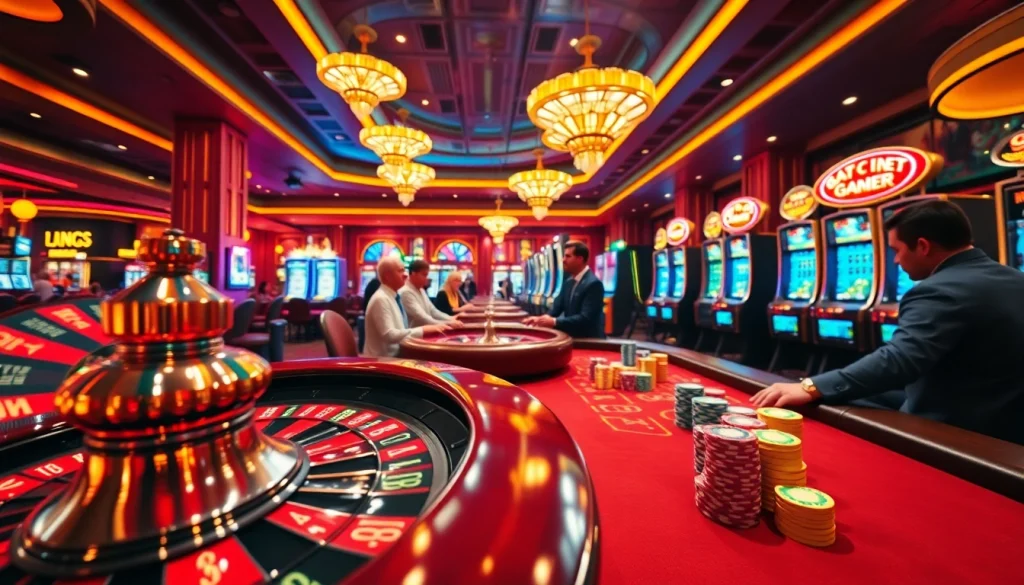 Experience the thrill of gaming at 79king with vibrant roulette and poker action.