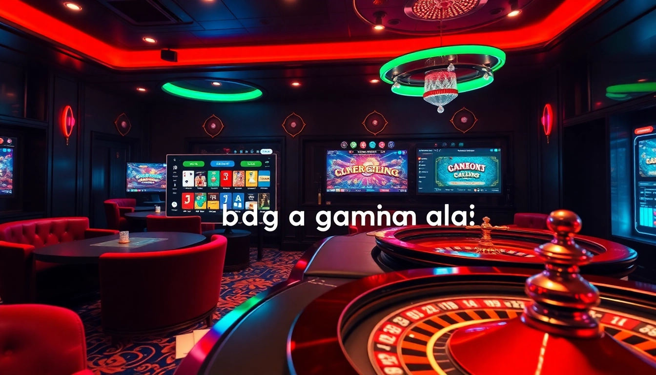 Experience the excitement of bdg game login with vivid casino action and dynamic online gaming elements.
