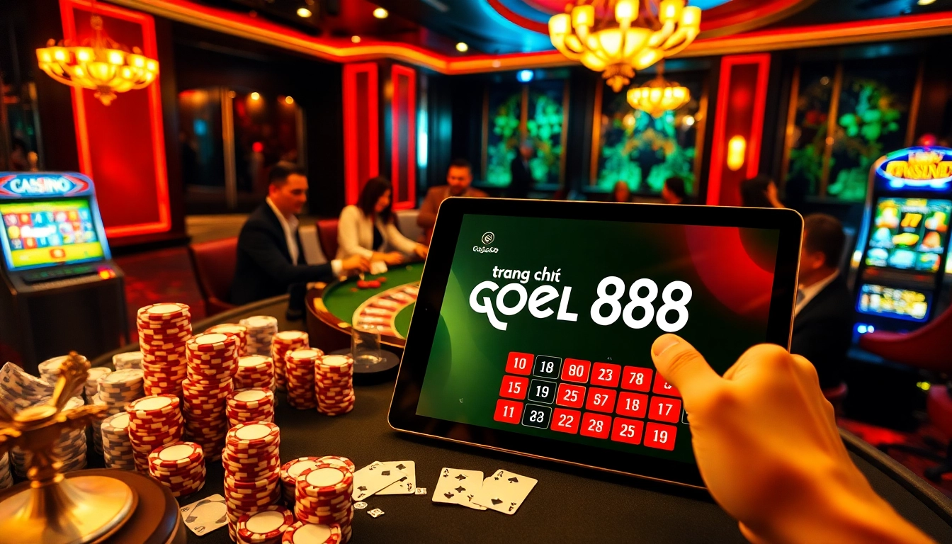 Experience the thrill of winning at trang chủ qq88 with lively casino gaming activities featuring roulette and poker excitement.